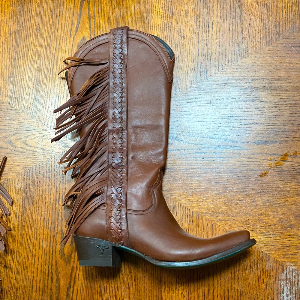 Lane Katori Elegant Cowboy Boots Brand New w/box. Leather Size 10 Wide Calf